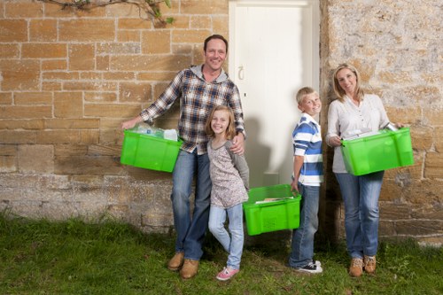 Recycling process for sustainable waste management in Sanderstead